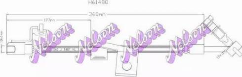 Brovex-Nelson H6148Q - Bremžu šļūtene autodraugiem.lv