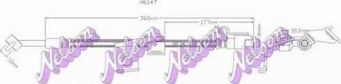 Brovex-Nelson H6147 - Bremžu šļūtene autodraugiem.lv