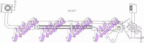 Brovex-Nelson H6307 - Bremžu šļūtene autodraugiem.lv