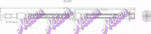 Brovex-Nelson H6287 - Bremžu šļūtene autodraugiem.lv