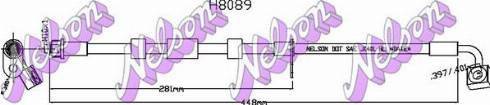 Brovex-Nelson H8089 - Bremžu šļūtene autodraugiem.lv