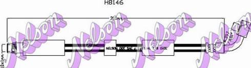 Brovex-Nelson H8146 - Bremžu šļūtene autodraugiem.lv