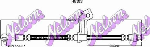 Brovex-Nelson H8103 - Bremžu šļūtene autodraugiem.lv