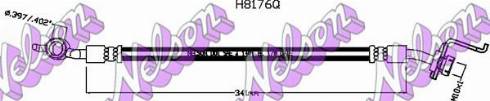 Brovex-Nelson H8176Q - Bremžu šļūtene autodraugiem.lv