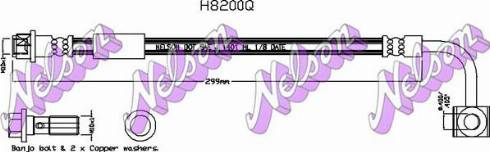 Brovex-Nelson H8200Q - Bremžu šļūtene autodraugiem.lv
