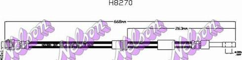 Brovex-Nelson H8270 - Bremžu šļūtene autodraugiem.lv
