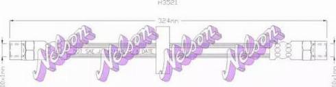 Brovex-Nelson H3521 - Bremžu šļūtene autodraugiem.lv