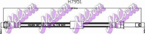 Brovex-Nelson H7951 - Bremžu šļūtene autodraugiem.lv