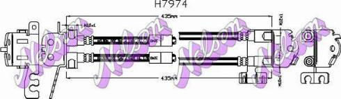 Brovex-Nelson H7974 - Bremžu šļūtene autodraugiem.lv