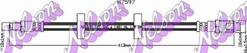 Brovex-Nelson H7597 - Bremžu šļūtene autodraugiem.lv