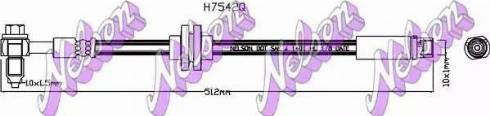 Brovex-Nelson H7542Q - Bremžu šļūtene autodraugiem.lv