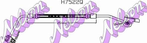 Brovex-Nelson H7522Q - Bremžu šļūtene autodraugiem.lv