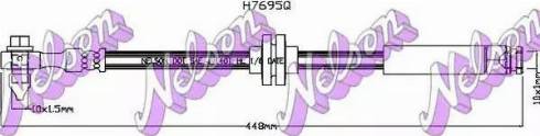 Brovex-Nelson H7695Q - Bremžu šļūtene autodraugiem.lv