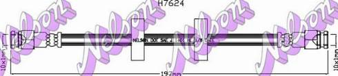 Brovex-Nelson H7624 - Bremžu šļūtene autodraugiem.lv