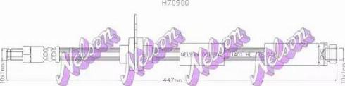 Brovex-Nelson H7090Q - Bremžu šļūtene autodraugiem.lv