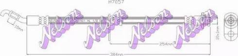 Brovex-Nelson H7057 - Bremžu šļūtene autodraugiem.lv