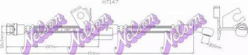 Brovex-Nelson H7147 - Bremžu šļūtene autodraugiem.lv