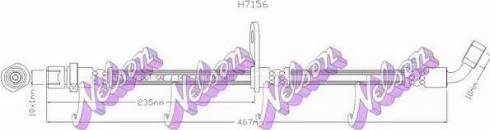 Brovex-Nelson H7156 - Bremžu šļūtene autodraugiem.lv