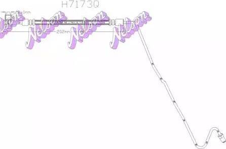 Brovex-Nelson H7173Q - Bremžu šļūtene autodraugiem.lv