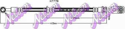 Brovex-Nelson H7778 - Bremžu šļūtene autodraugiem.lv