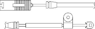 BSF 09021 - Indikators, Bremžu uzliku nodilums autodraugiem.lv