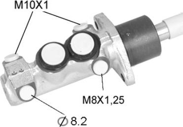 BSF 05369 - Galvenais bremžu cilindrs autodraugiem.lv