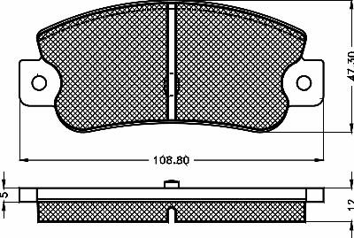 Japanparts JPP-0210AF - Bremžu uzliku kompl., Disku bremzes autodraugiem.lv