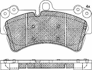 BENDIX 573282 - Bremžu uzliku kompl., Disku bremzes autodraugiem.lv