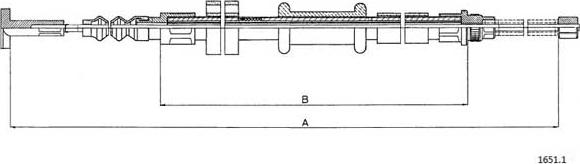 Cabor 1651.1 - Trose, Stāvbremžu sistēma autodraugiem.lv