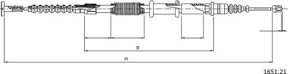 Cabor 1651.21 - Trose, Stāvbremžu sistēma autodraugiem.lv
