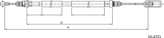 Cabor 10.4721 - Trose, Stāvbremžu sistēma autodraugiem.lv
