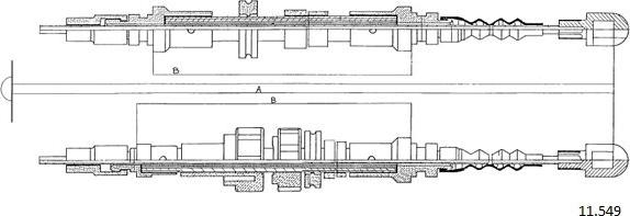 Cabor 11.549 - Trose, Stāvbremžu sistēma autodraugiem.lv