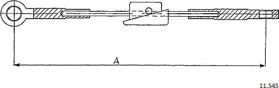 Cabor 11.545 - Trose, Stāvbremžu sistēma autodraugiem.lv