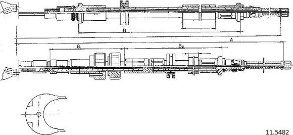 Cabor 11.5482 - Trose, Stāvbremžu sistēma autodraugiem.lv