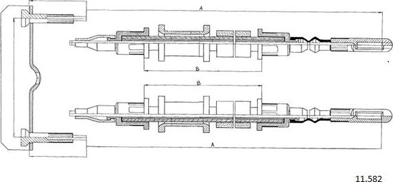 Cabor 11.582 - Trose, Stāvbremžu sistēma autodraugiem.lv