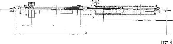 Cabor 1173.4 - Akseleratora trose autodraugiem.lv