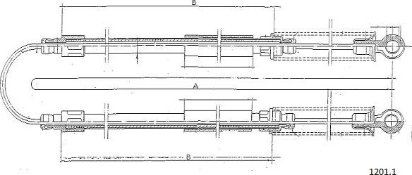 Cabor 1201.1 - Trose, Stāvbremžu sistēma autodraugiem.lv