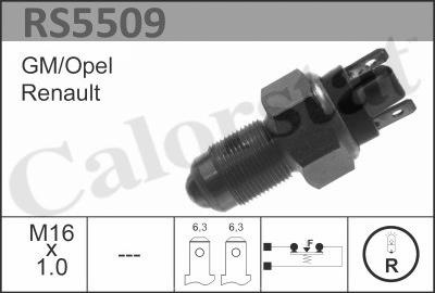 Calorstat by Vernet RS5509 - Slēdzis, Atpakaļgaitas signāla lukturis autodraugiem.lv