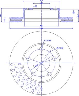 Delphi BG847 - Bremžu diski autodraugiem.lv