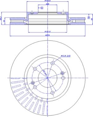 Comline ADC1031V - Bremžu diski autodraugiem.lv