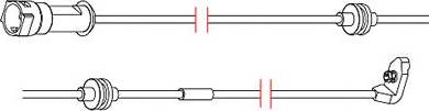 Carrab Brake Parts 8158 - Indikators, Bremžu uzliku nodilums autodraugiem.lv