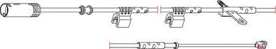 Carrab Brake Parts 8299 - Indikators, Bremžu uzliku nodilums autodraugiem.lv