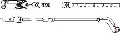 Carrab Brake Parts 8224 - Indikators, Bremžu uzliku nodilums autodraugiem.lv