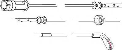 Carrab Brake Parts 8223 - Indikators, Bremžu uzliku nodilums autodraugiem.lv