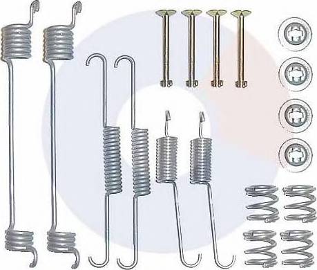 Carrab Brake Parts 3241 - Piederumu komplekts, Bremžu loki autodraugiem.lv