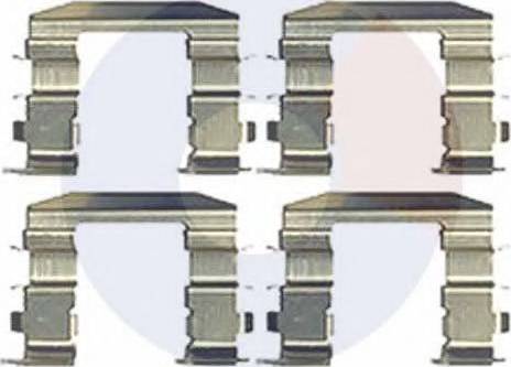 Carrab Brake Parts 2461 - Piederumu komplekts, Disku bremžu uzlikas autodraugiem.lv