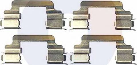 Carrab Brake Parts 2406 - Piederumu komplekts, Disku bremžu uzlikas autodraugiem.lv