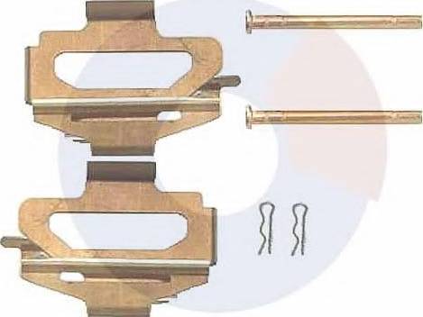 Carrab Brake Parts 2288 - Piederumu komplekts, Disku bremžu uzlikas autodraugiem.lv