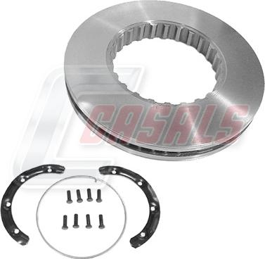 Casals 55471-K - Bremžu diski autodraugiem.lv