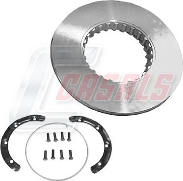 Casals 55351-K - Bremžu diski autodraugiem.lv